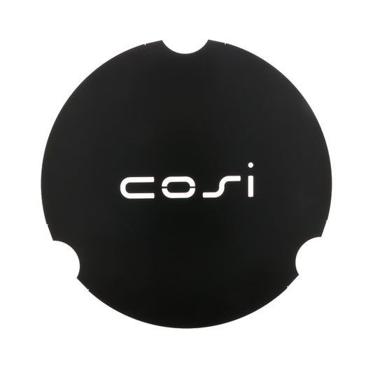 Plata yfir glerhlíf hringlótt