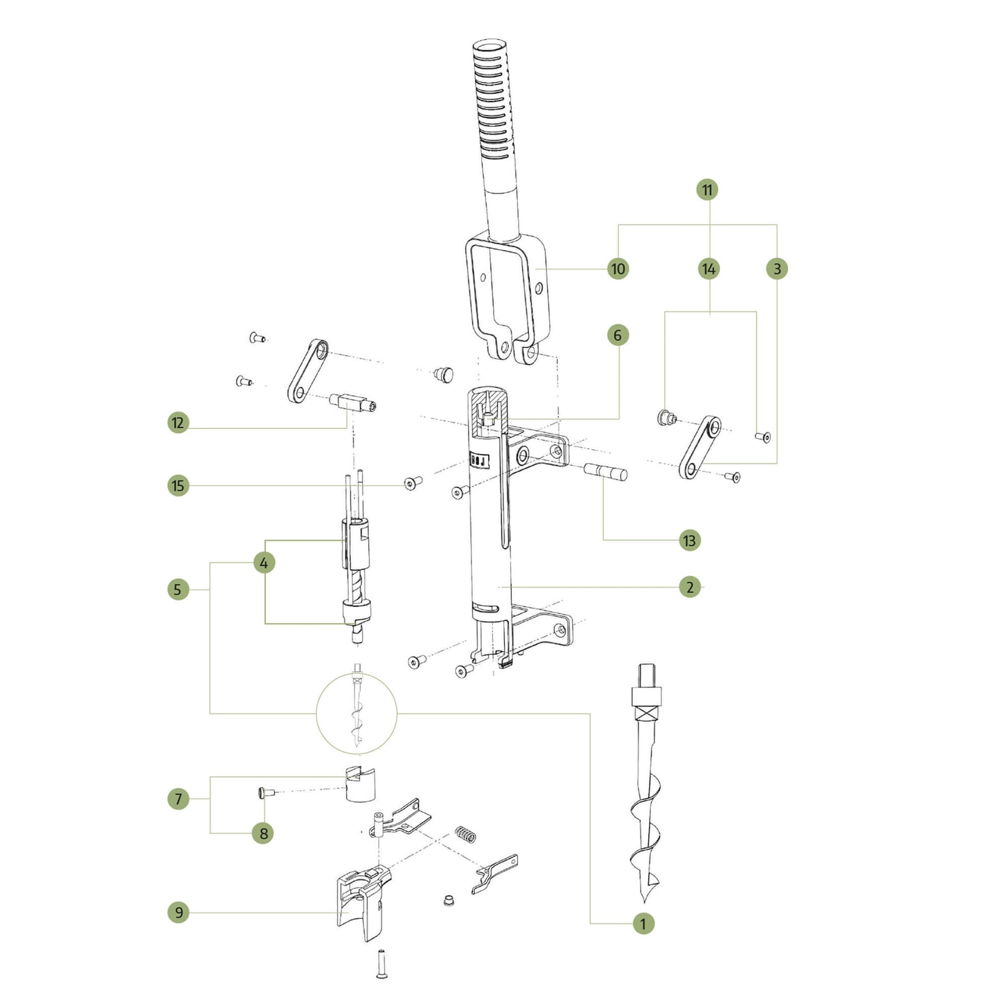 Boj 110 veggupptakari Chrome Plated