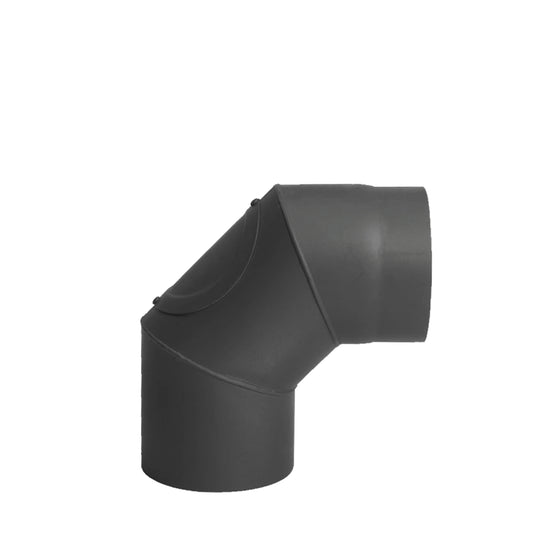 Cosistove Chimney bend 90 degrees D150mm black